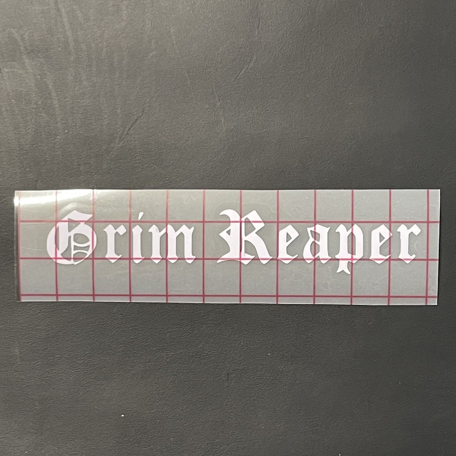Grim Reaper Vinyl Logo Sticker Decal Heavy Metal Band Car Bumper Iron Maiden