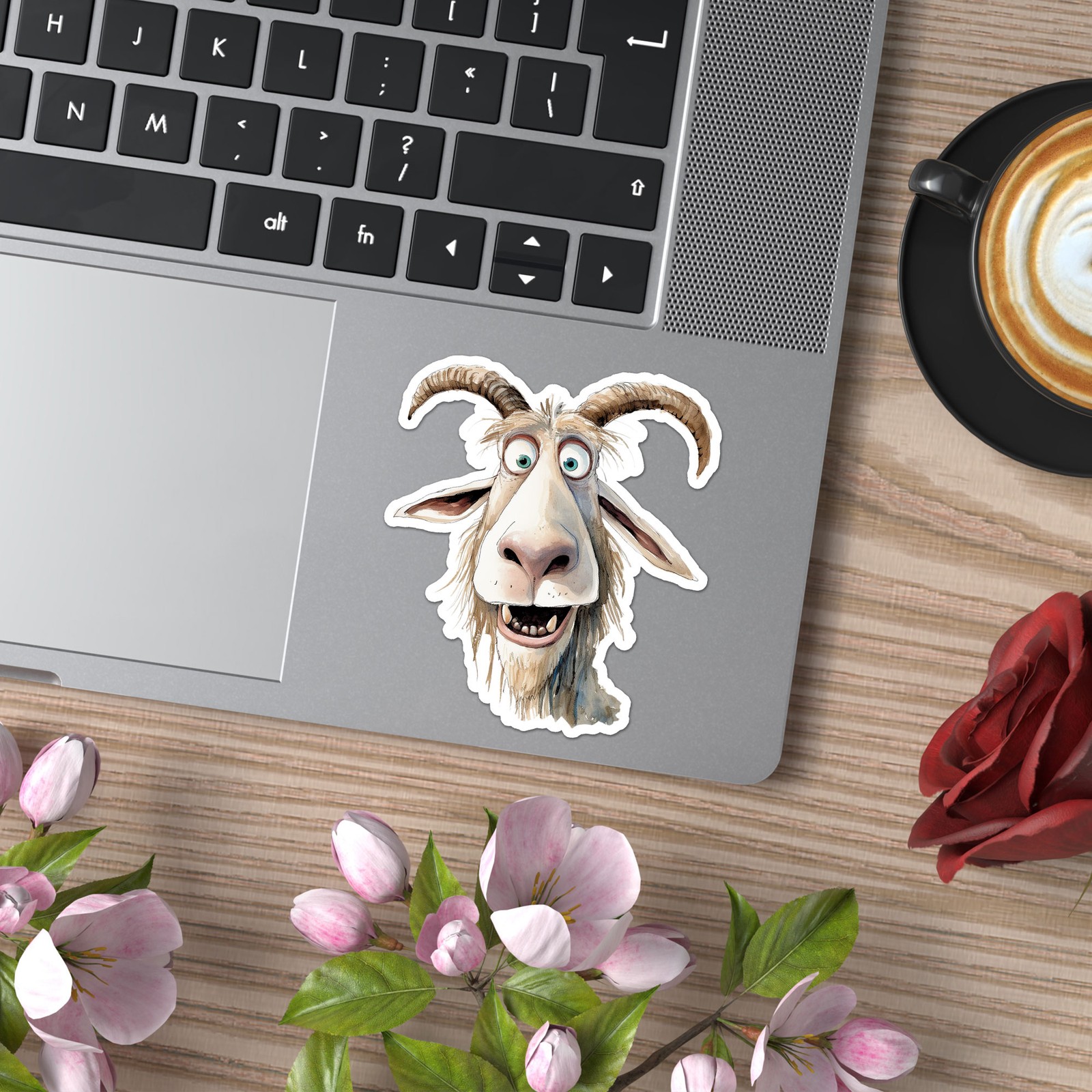 Funny Billy Goat – Vinyl Decal Sticker – Car Window Laptop – ebn12326