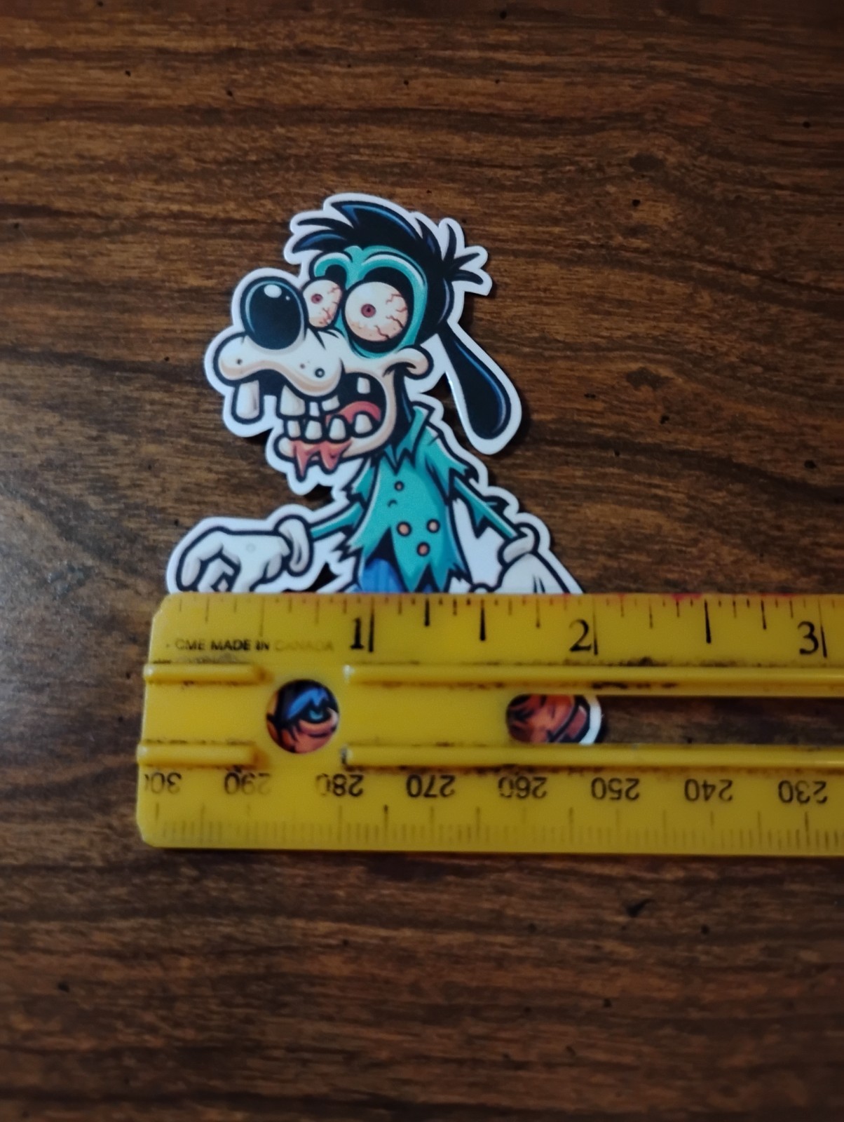 Zombie Goofy Humor Funny Vinyl Decal Sticker