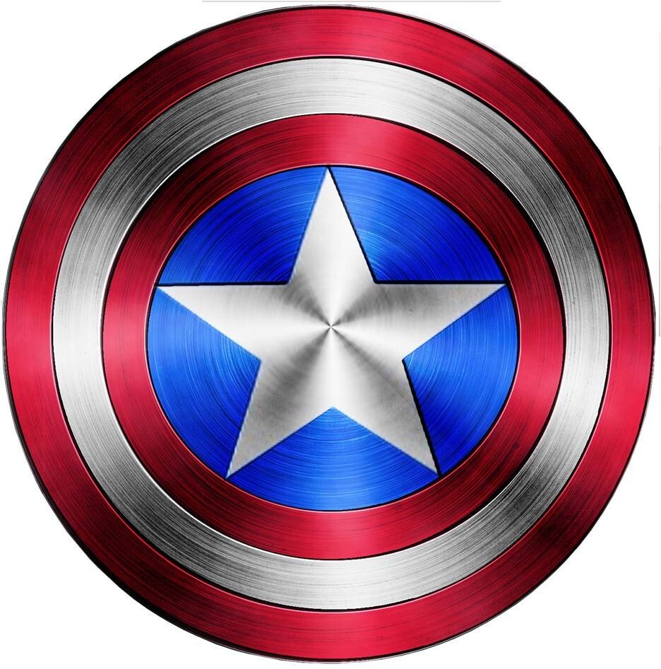 Captain America Shield Stickers LOGO Decal movie comic super hero