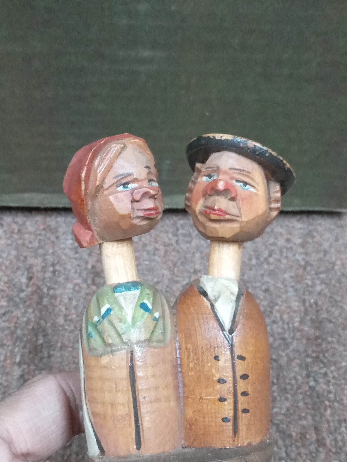 Christmases Special Handcrafted Wooden Couple Charming Home Decoration