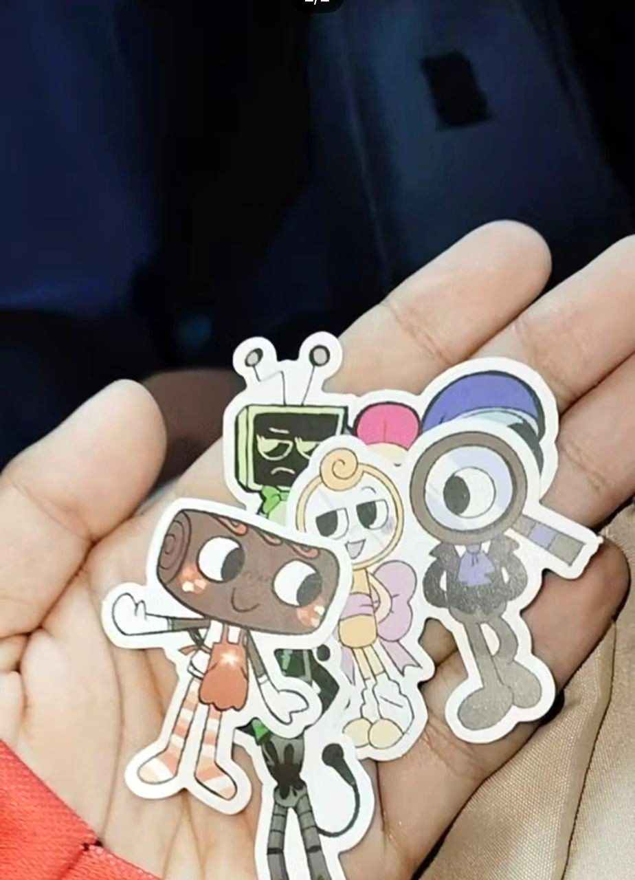100PCS Dandy's World Cartoon Character Stickers DIY Fashion Doodle Decals Laptop