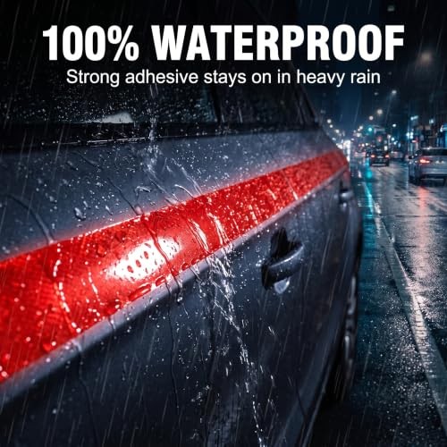 1 Roll Car Reflective Pinstripe Tape, Waterproof Vinyl Auto Striping 1 PC Red