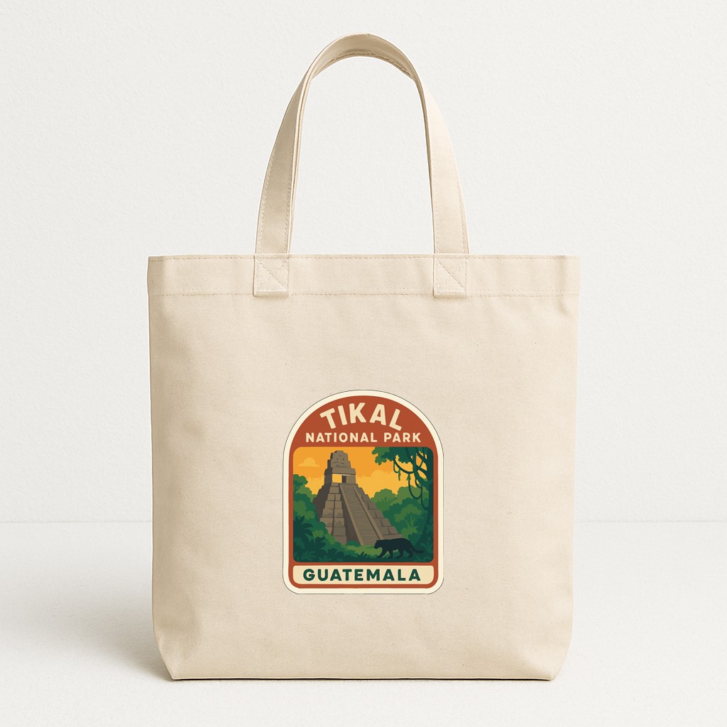 Tikal Guatemala Iron On Heat Transfer Vinyl HTV Die-Cut World National Parks