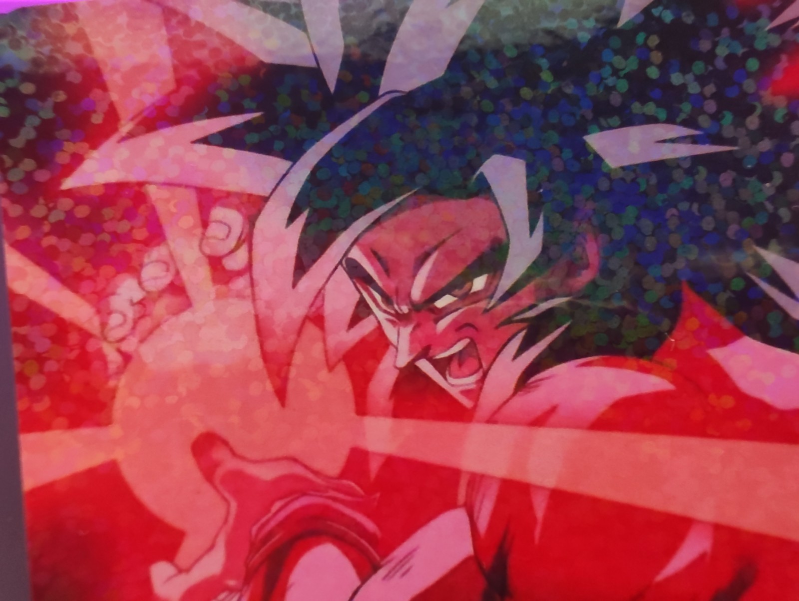 Goku SSJ4 Kamehameha DBZ Dragon Ball Z Retro Nostalgia Sticker Holographic