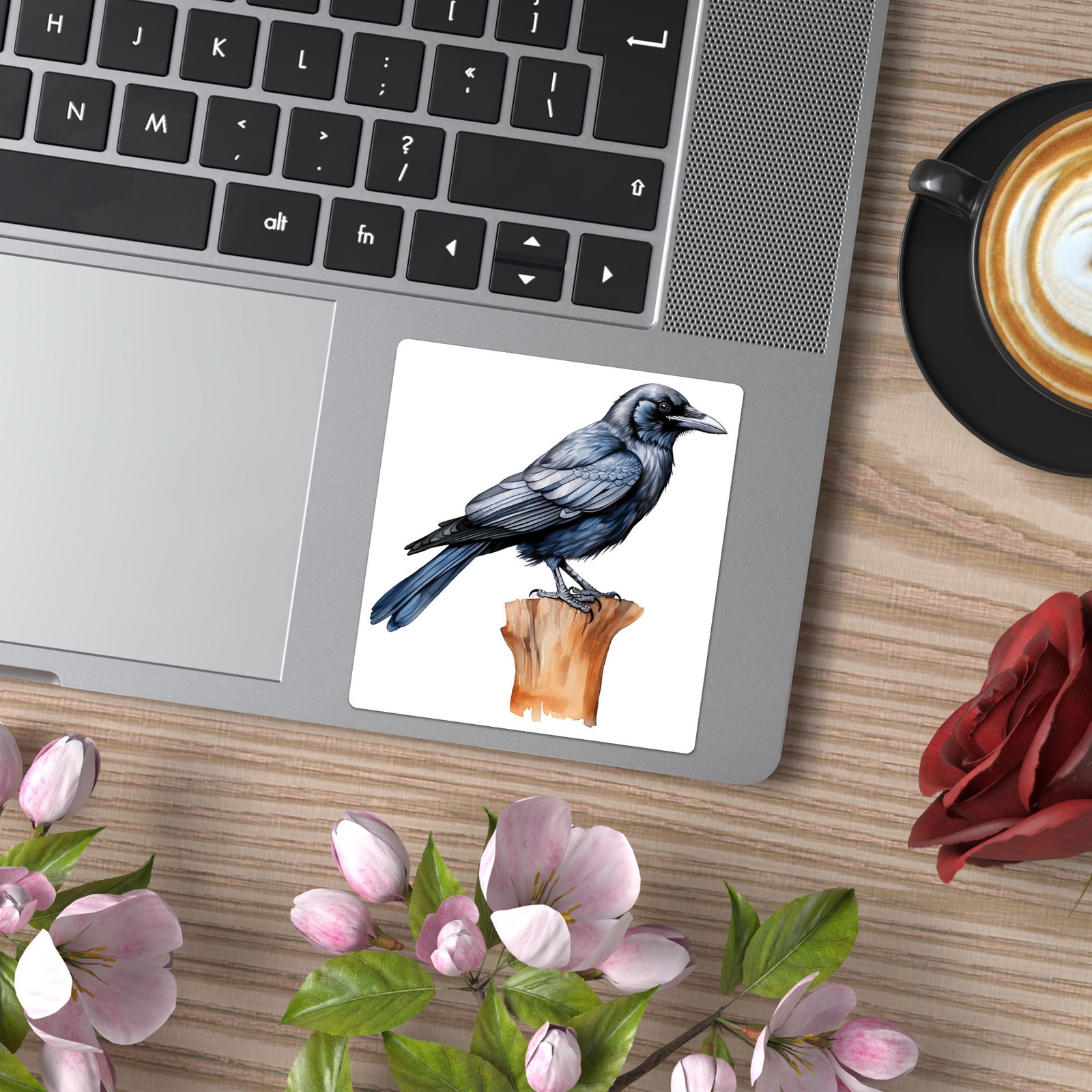 Crow Raven Blackbird – Vinyl Decal Sticker – Car Window Laptop – ebn9725