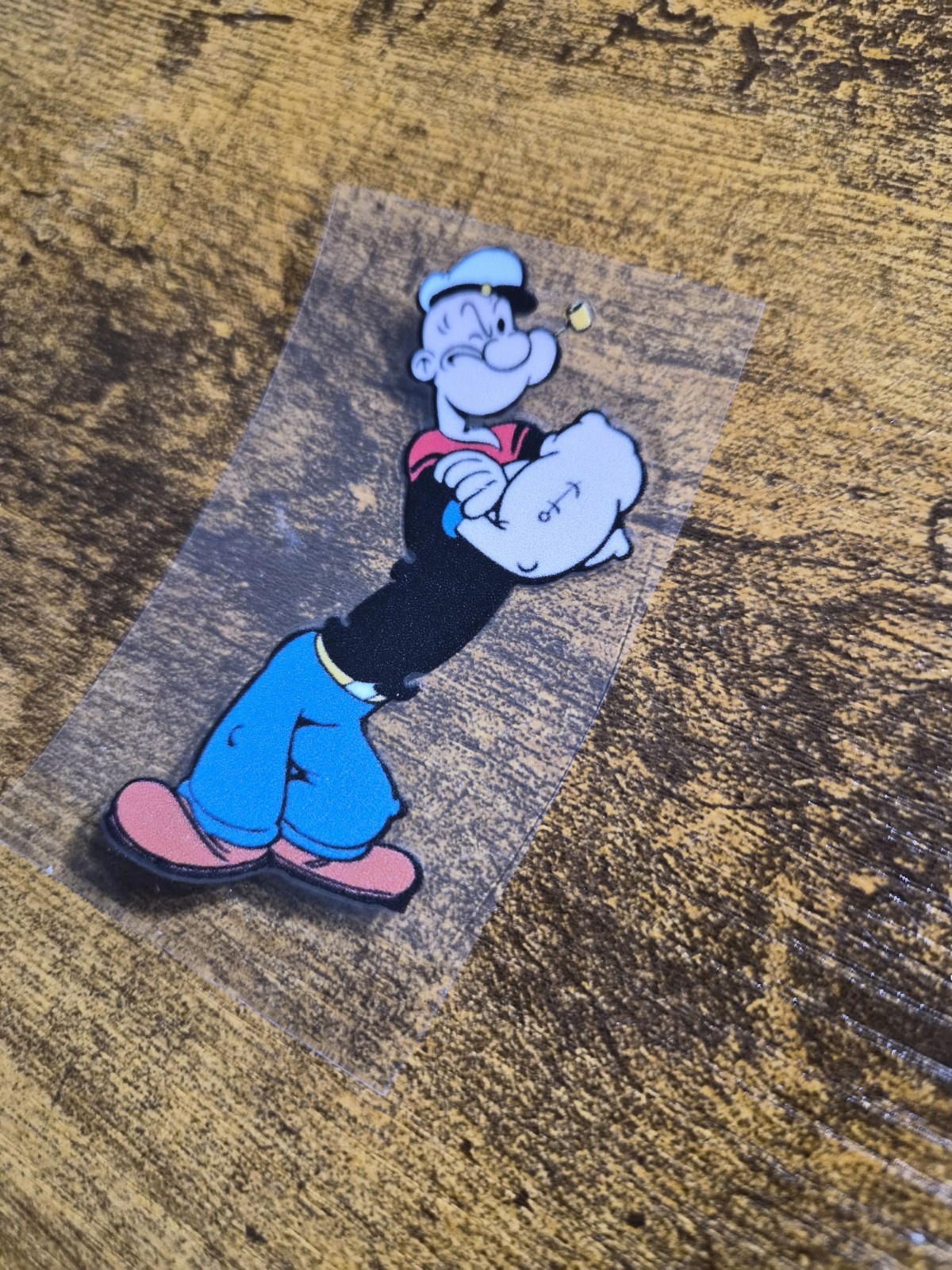 POPEYE Kids Cartoon RETRO UV DTF Decal Sticker Waterproof USA NOT VINYL