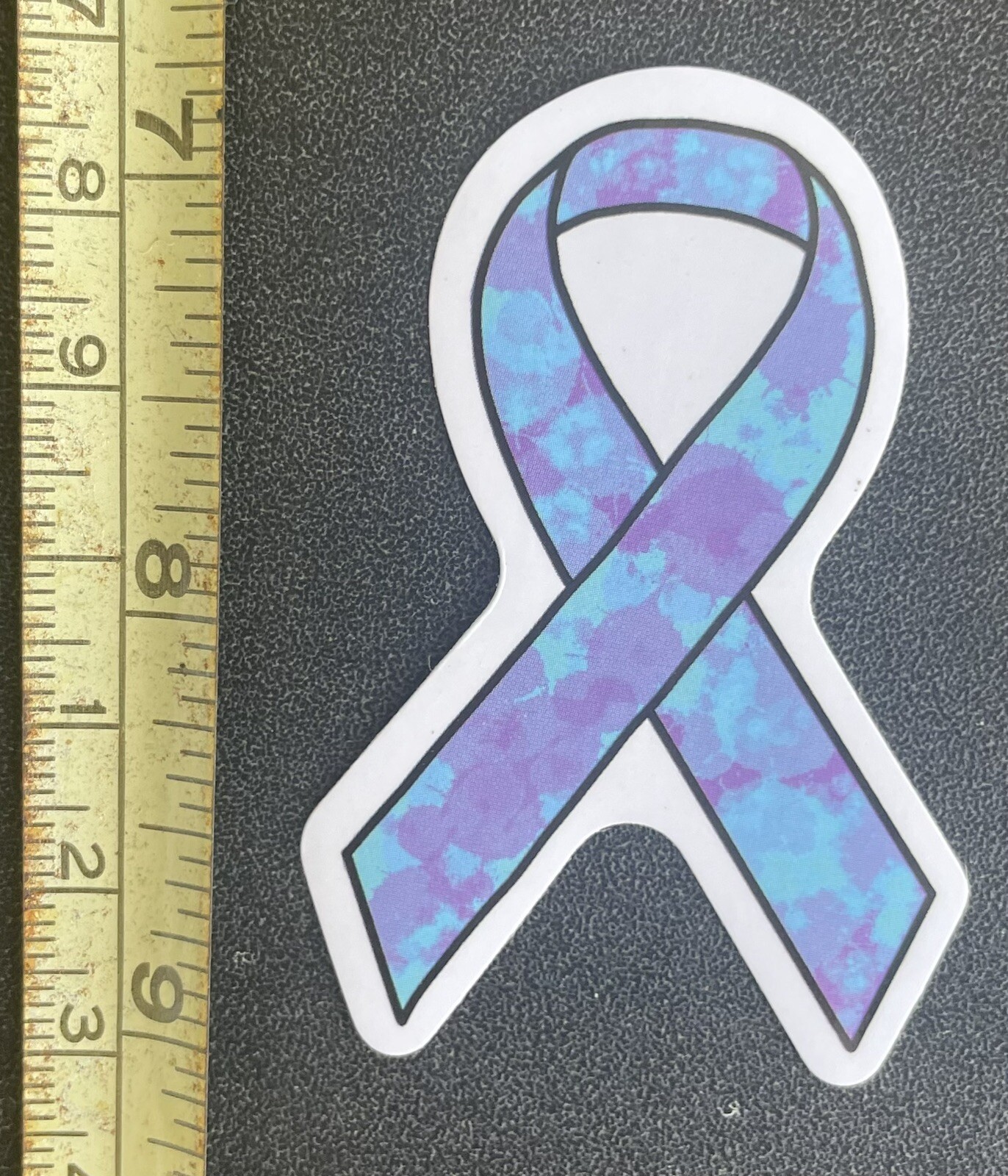 20 Suicide Prevention Awareness Stickers Purple Teal As Shown