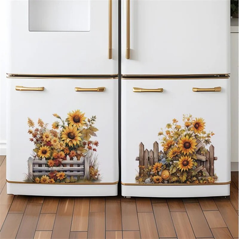 Wall Sticker Flower Decal Garden Plant Art Removable Bedroom Kitchen Home Decor