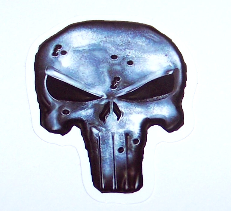 THE PUNISHER – Skull Cut Sticker Film Decal Movie Comic Book