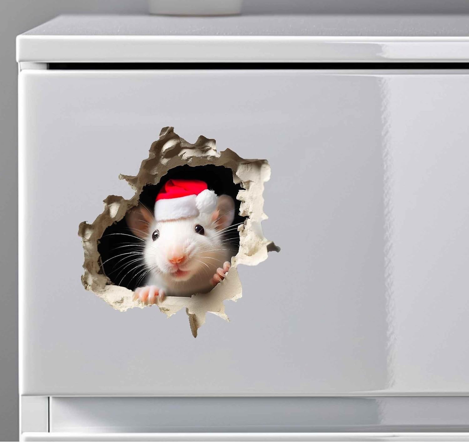 Charming Waterproof Mousehole Wall Sticker for Kids – Peel and Stick Easy