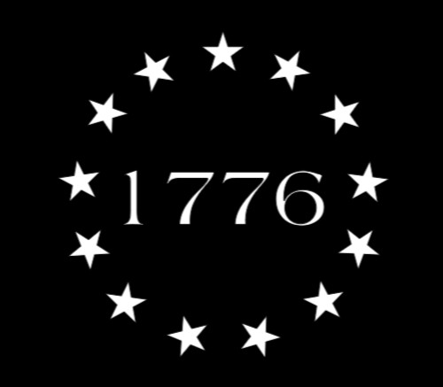 1776 Stars Patriotic USA Vinyl Decal Bumper Sticker Car Truck Window Mirror