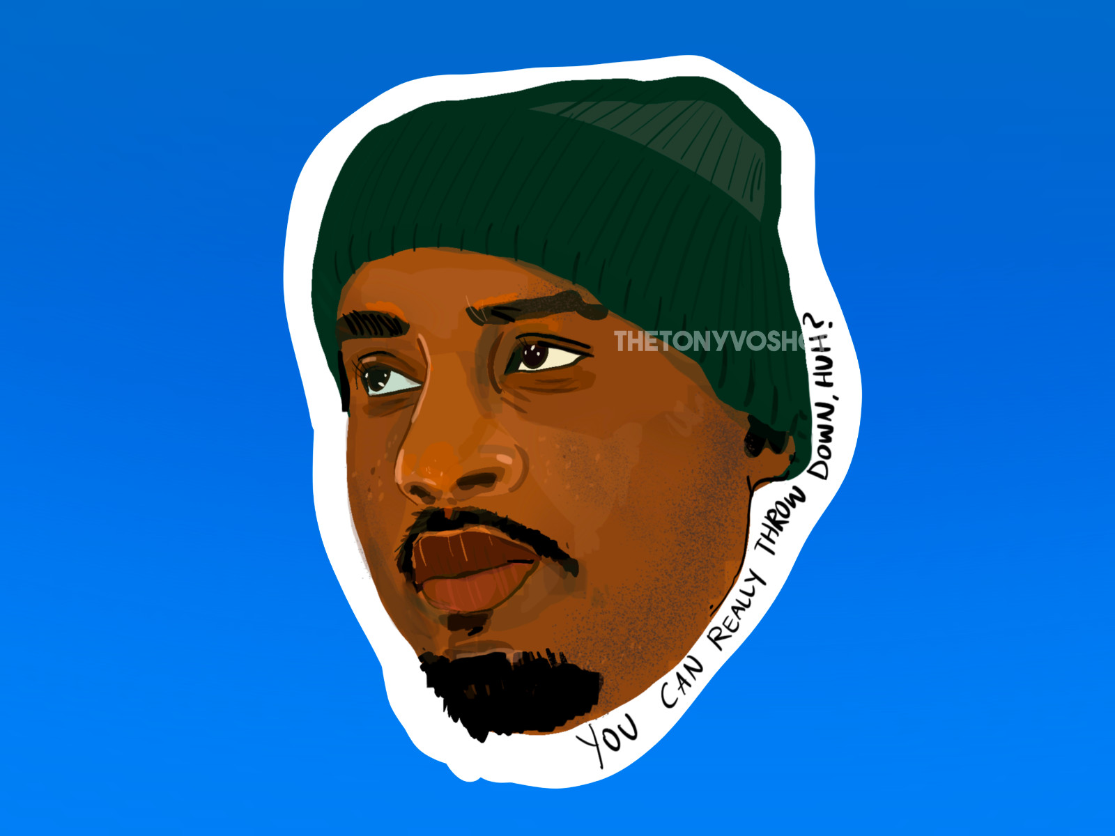 The Bear TV Show Carmy Sydney Tina Marcus Richie Fak I love you dude Sticker