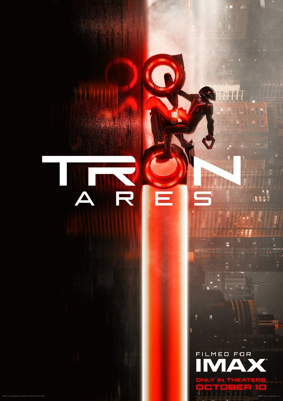 Tron Ares Poster 2025 New Jared Leto Greta Lee Jeff Bridges