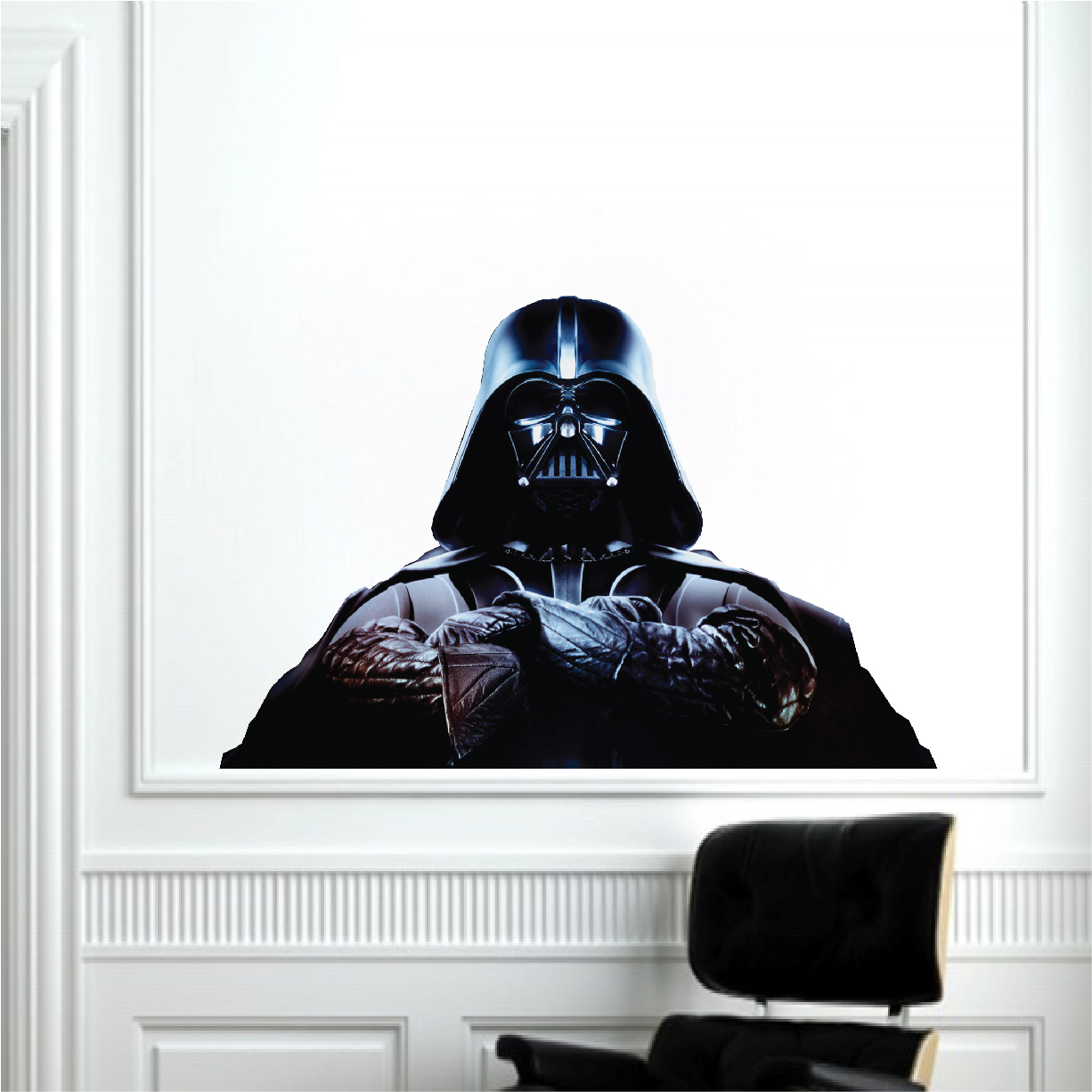 Darth Vader Wall Decal – Star Wars Wall Design – Vader Kids Room Wall Mural b31