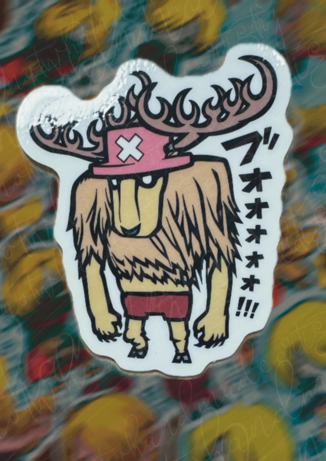 One Piece Chopper Doctor Reindeer Weatherproof Stickers