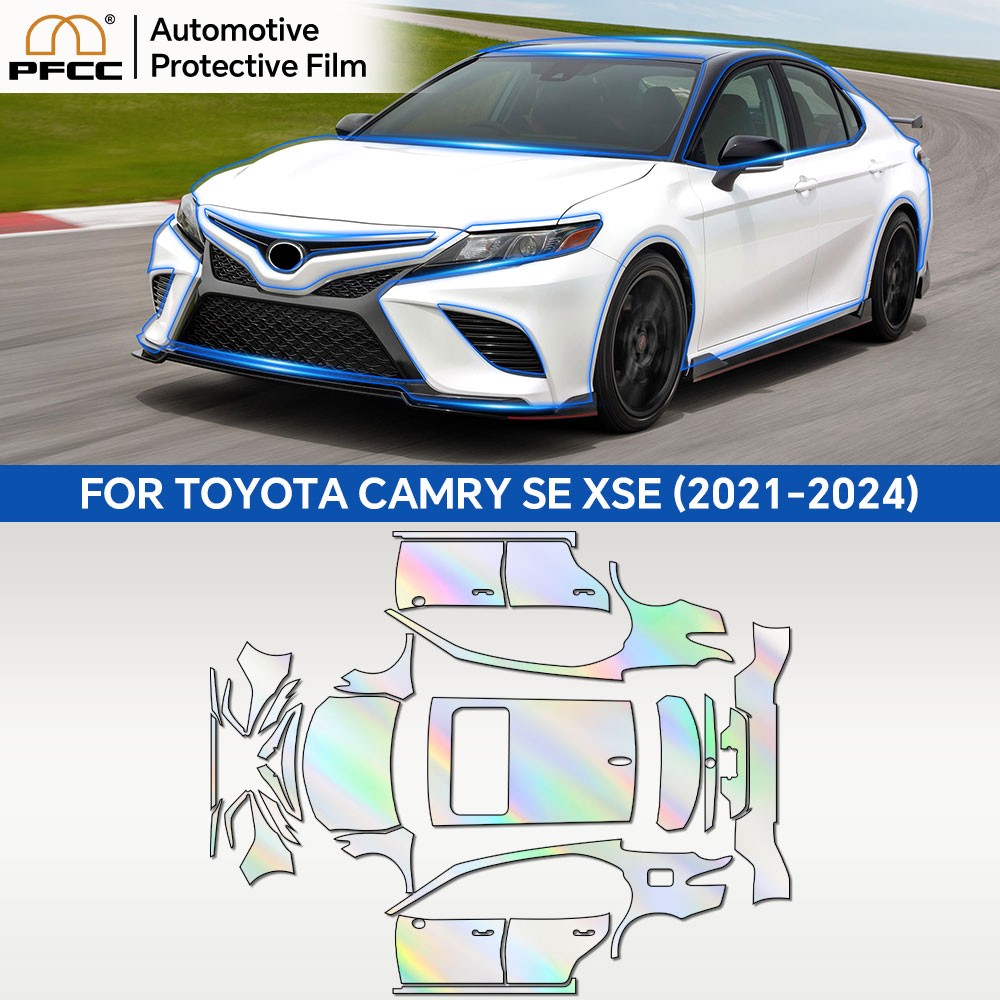 Full Vehicle PreCut PPF Paint Protection Film For Toyota Camry SE XSE 2021-2024