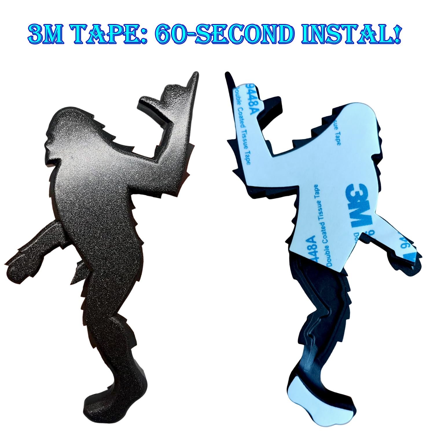 Add-A-Sasquatch Emblem for Bronco, 3×4 Inch, Off-Road Decal with 3M Adhesive,…