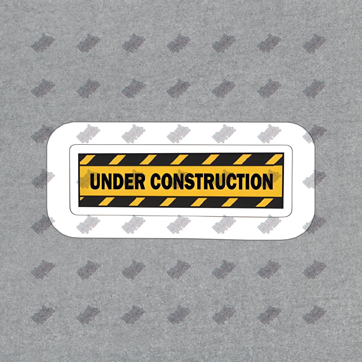 Under Construction Vinyl Sticker Caution Sign Decal for Home, Office, #429181