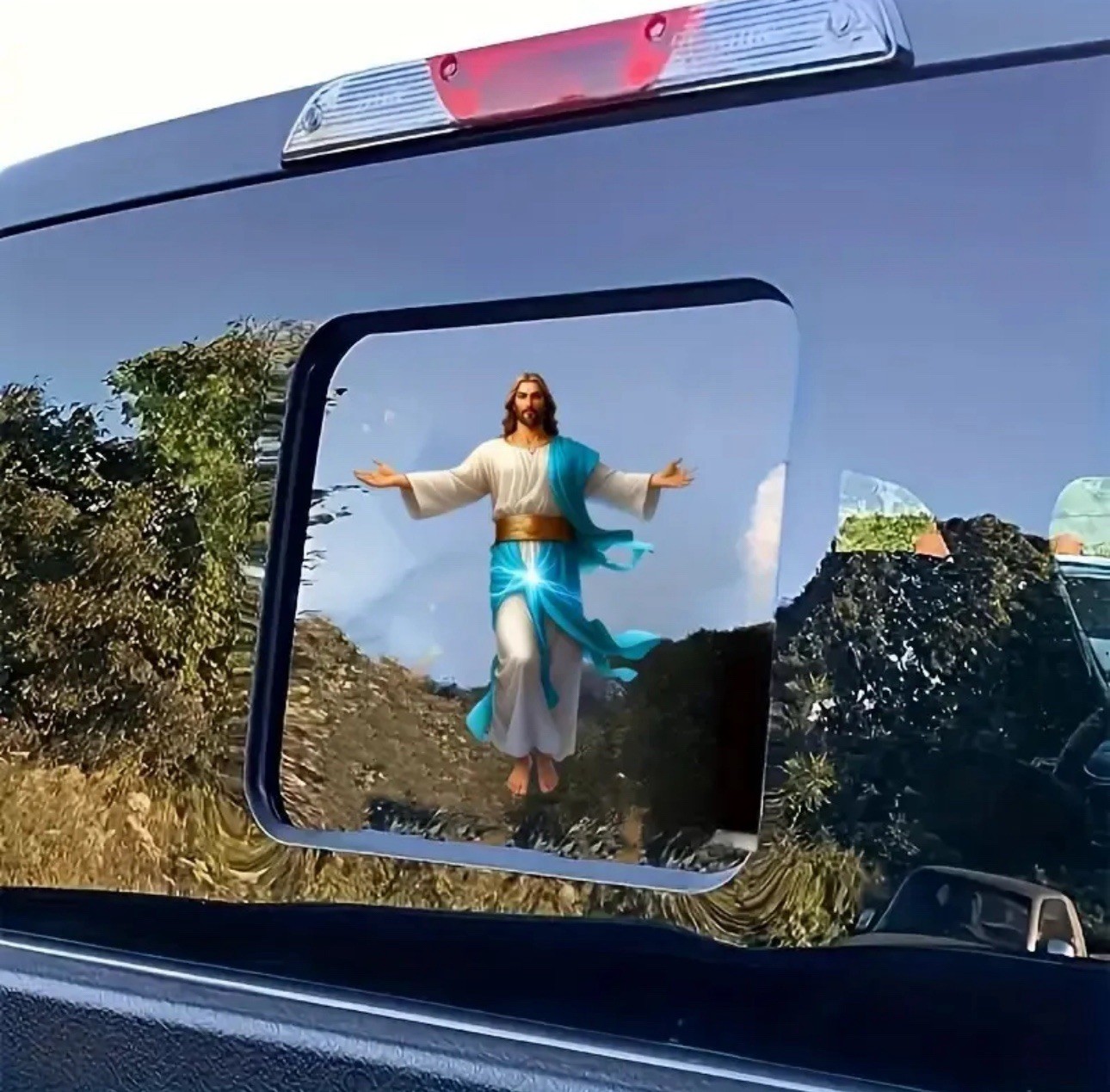 JESUS 5.5” VINYL DECAL DIECUT STICKER ROBE KING GOD PRAY CHRISTIAN FAITH 1PC