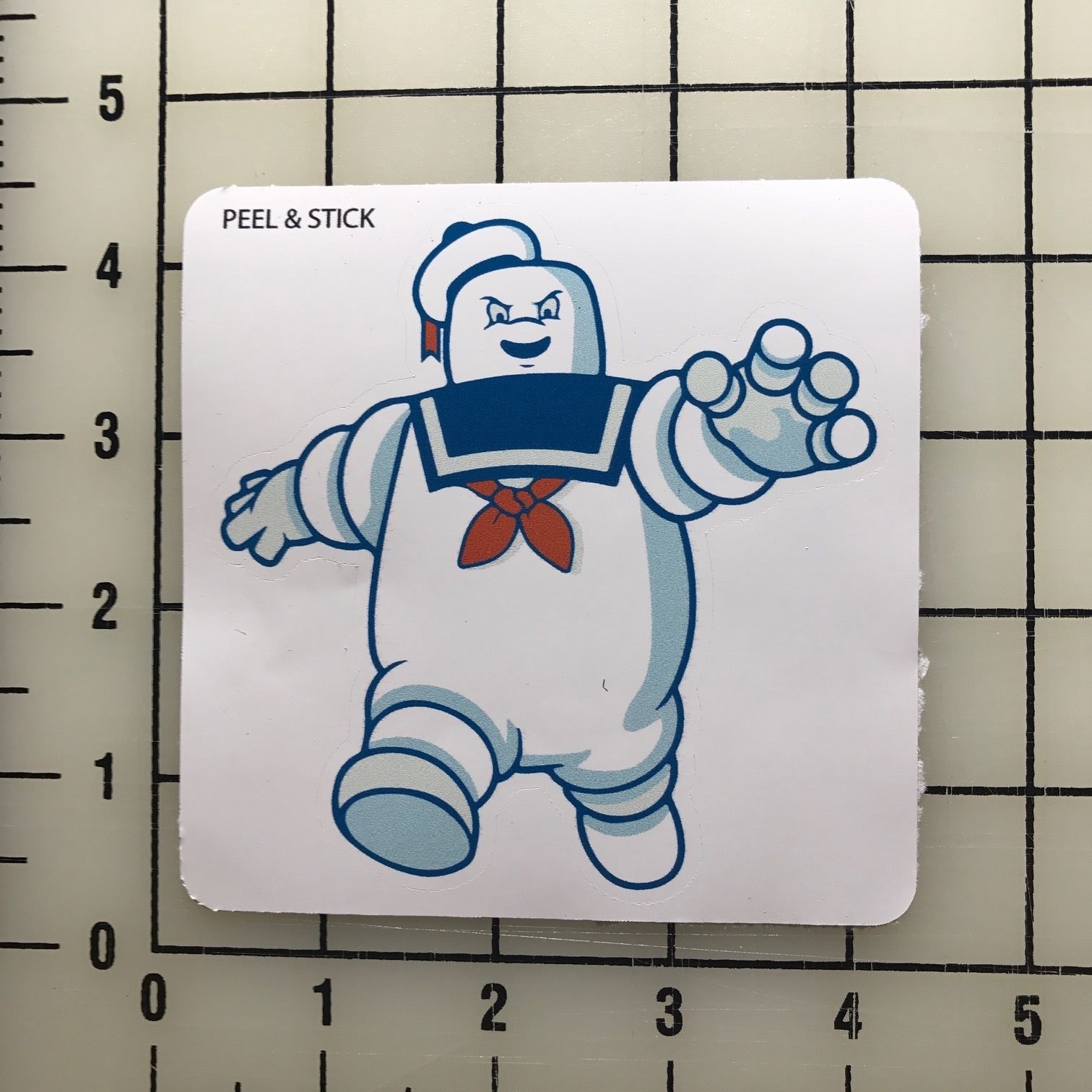 Stay Puft Ghost Busters 4" Tall Color Vinyl Decal Sticker BOGO