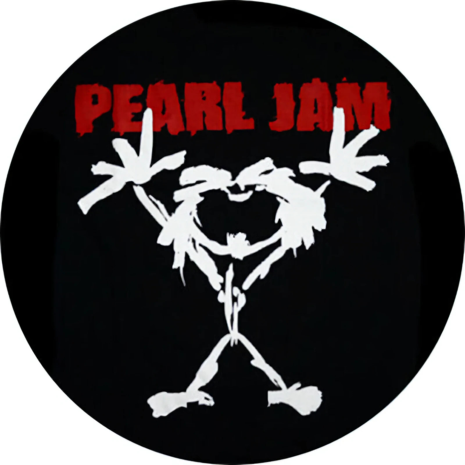 3x Pearl Jam Vinyl Stickers 2" Round Stickman Glossy Alive Sticker