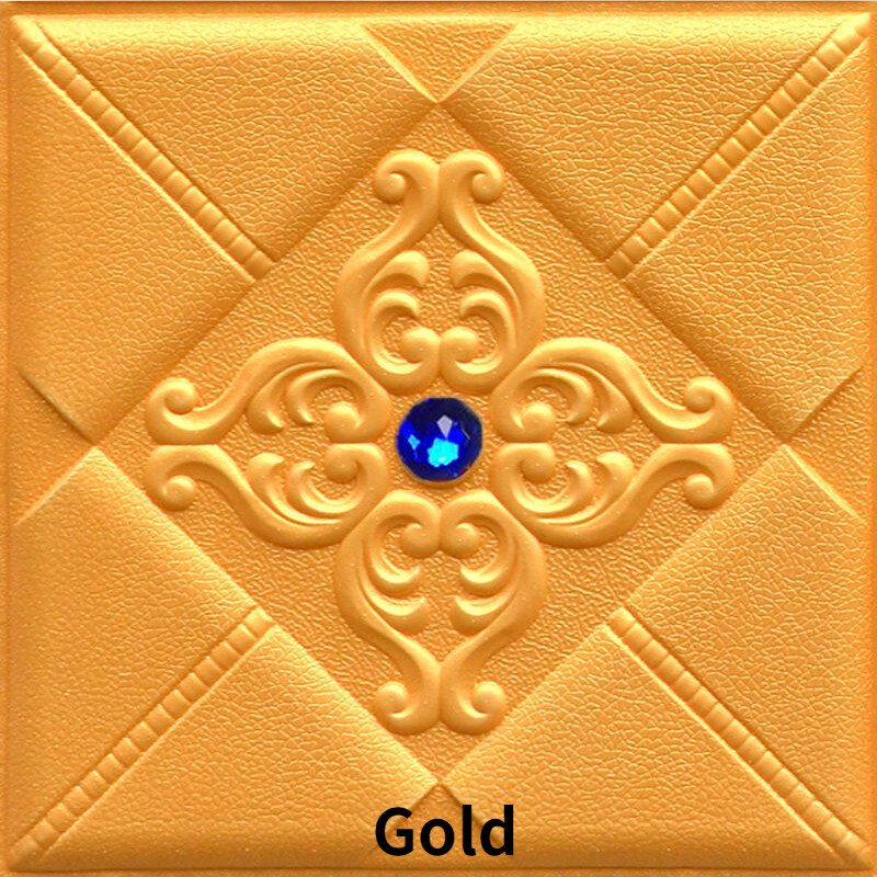 3D Embossed Wall Sticker Self-adhesive Wallpaper Beads Decal DIY Home Decor