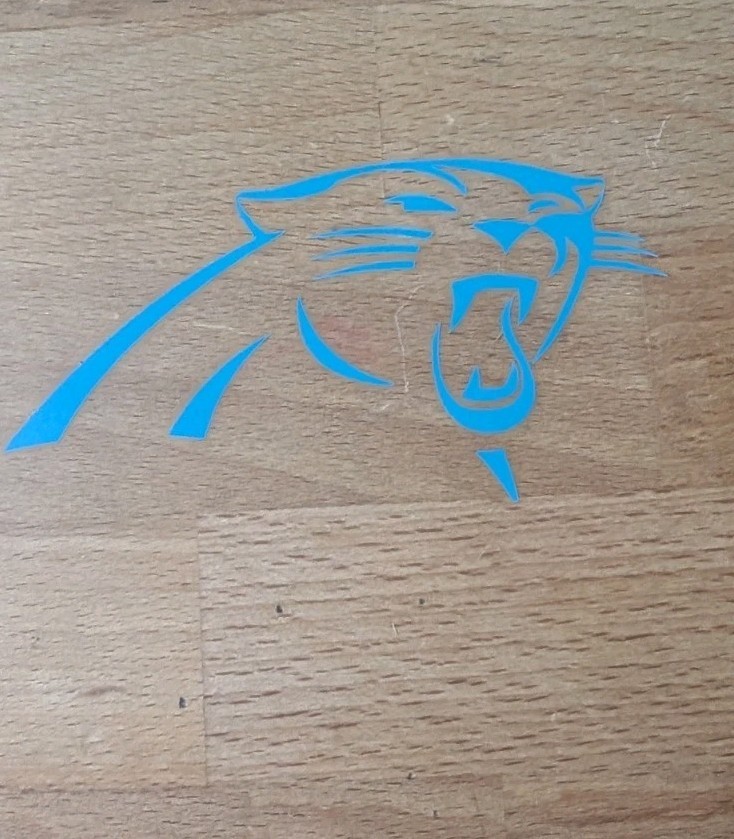Carolina Panthers vinyl decal