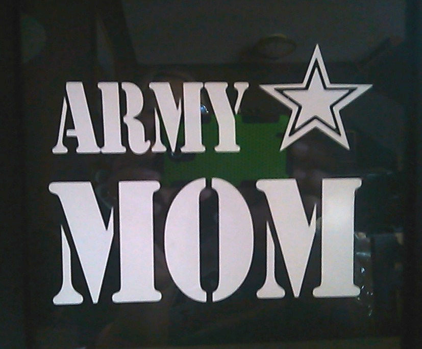 ARMY MOM / MILITARY Vinyl Decal Sticker 5 1/2" Inch