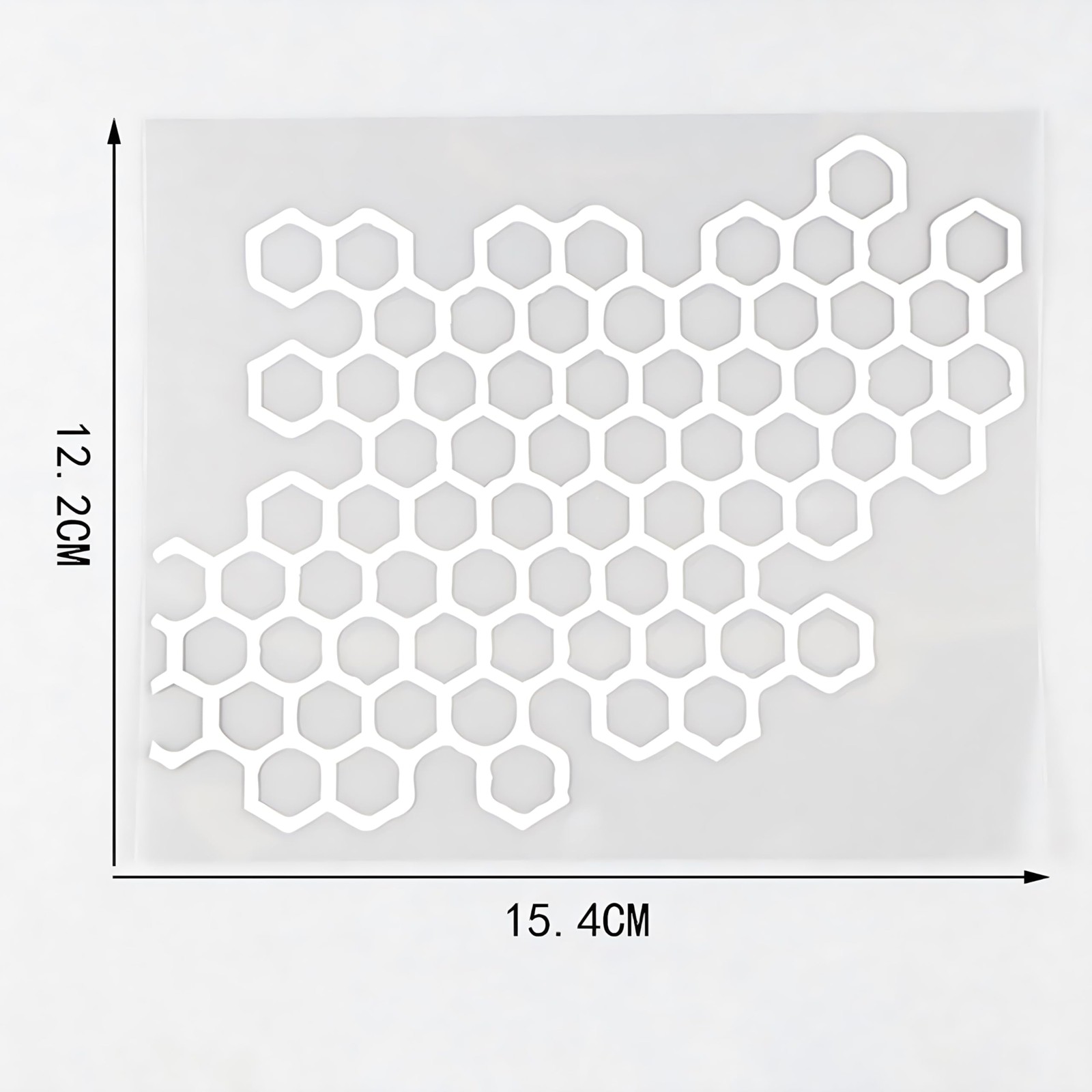 Sturdy Waterproof Lightweight Decorative Hexagonal Honeycomb Pattern Car Sticker