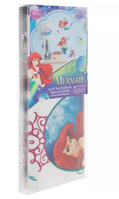 Disney The Little Mermaid Vinyl Wall Art Ariel Peel and Stick