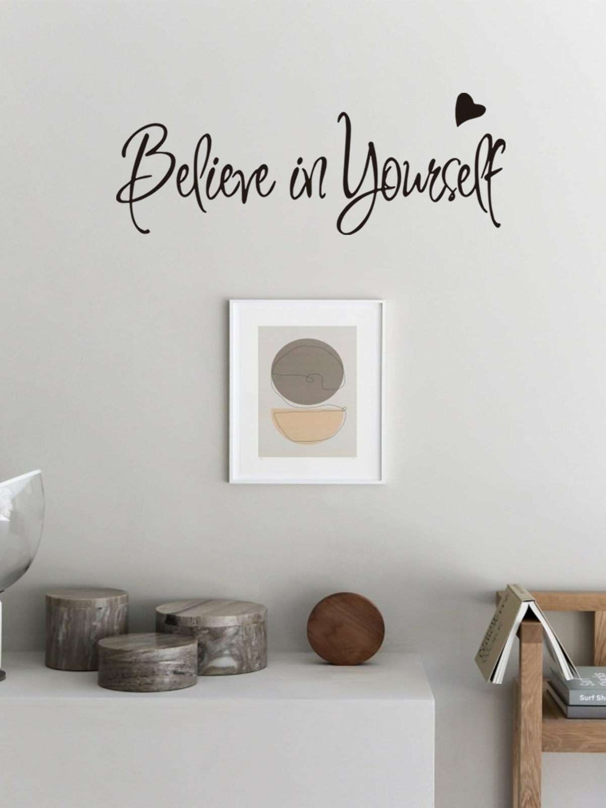 Slogan Graphic Wall Sticker Removable Peel and Stick Decal Vinyl Decor