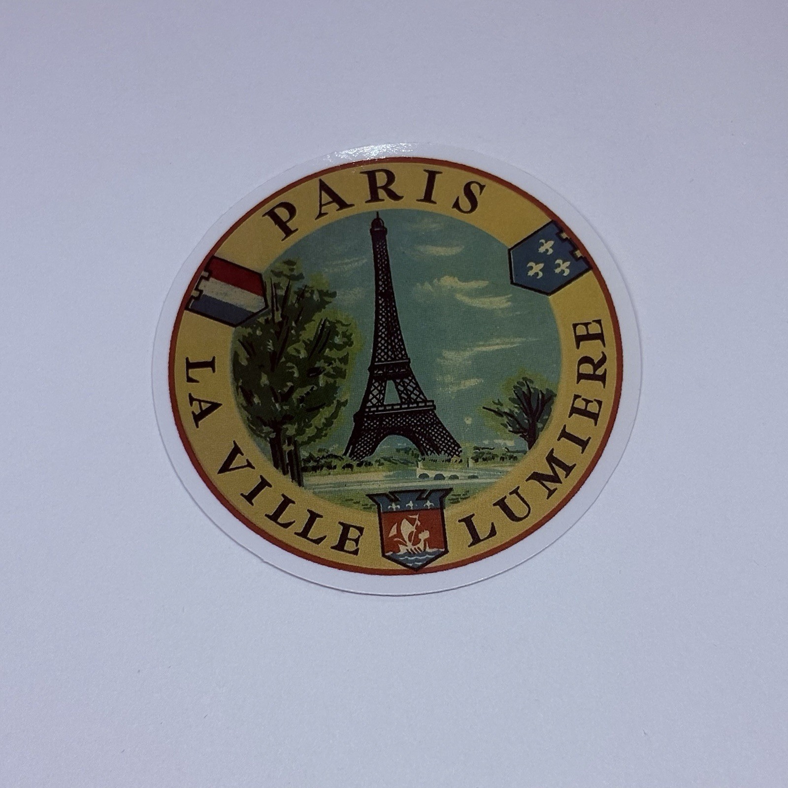 Paris La Ville Lumiere Sticker Travel City Tour Art Decal Vinyl Souvenir Tc9