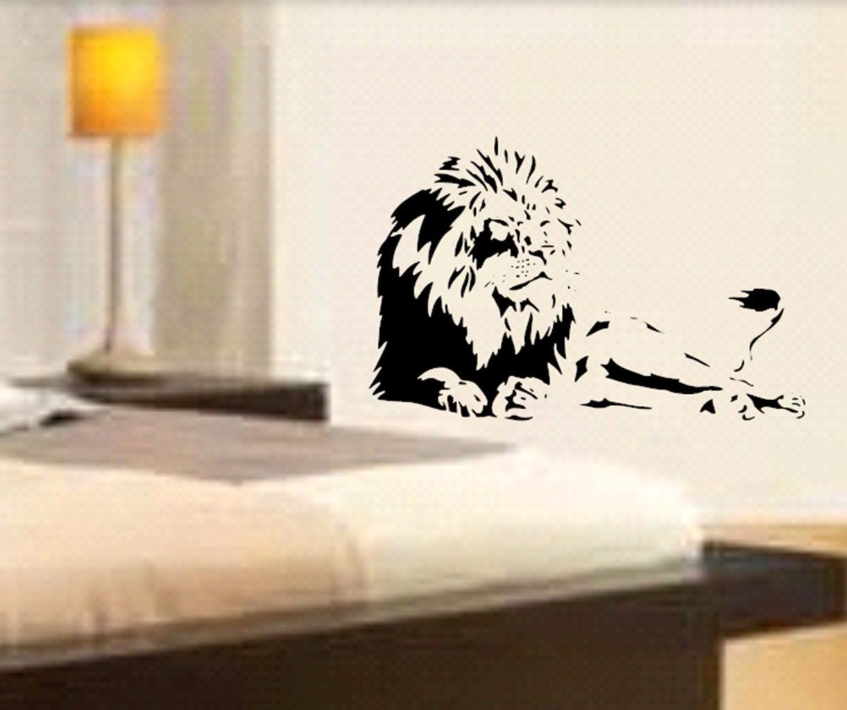 NEW Lion Africa Safari Zoo Animal Kid Room Wall Art Decor Vinyl Decal Sticker
