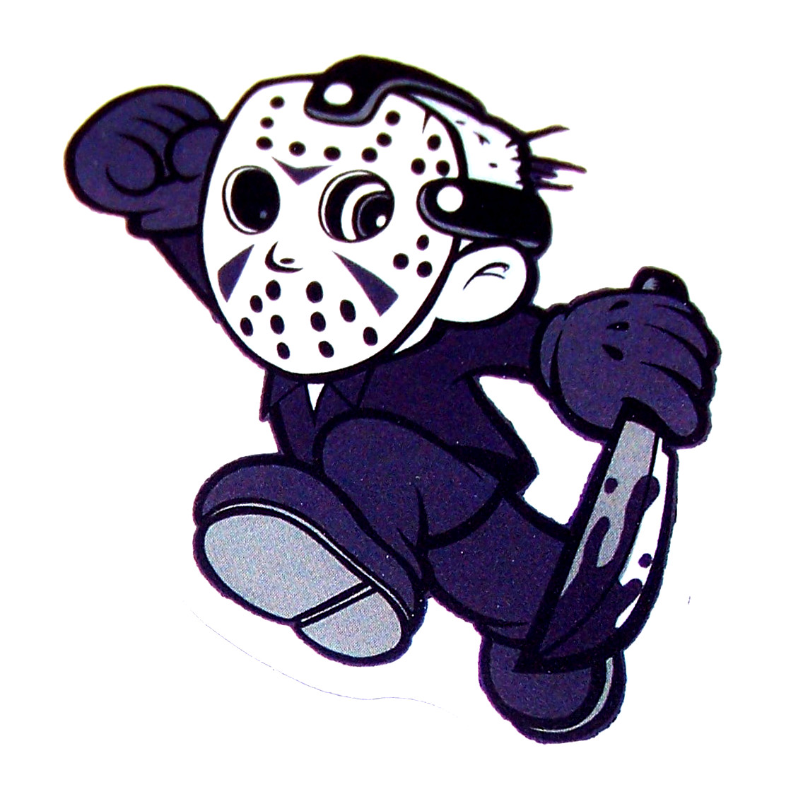 Friday the 13th – Cut Sticker Decal Movie Horror Film JASON VORHEES