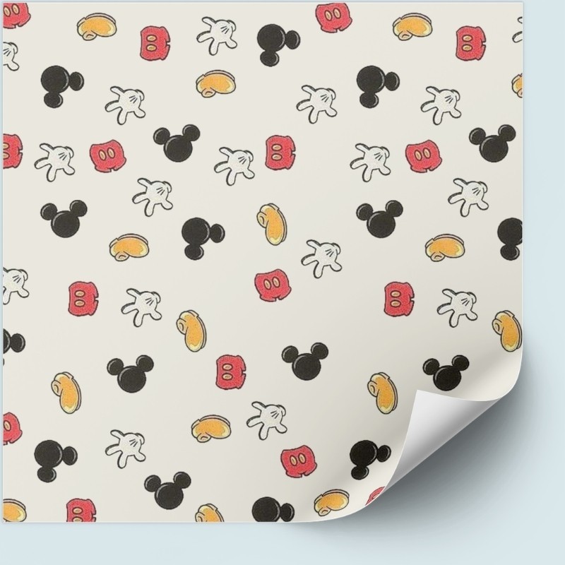 Mickey Ears Pattern Adhesive Vinyl & Iron-on HTV Heat Tape Provided
