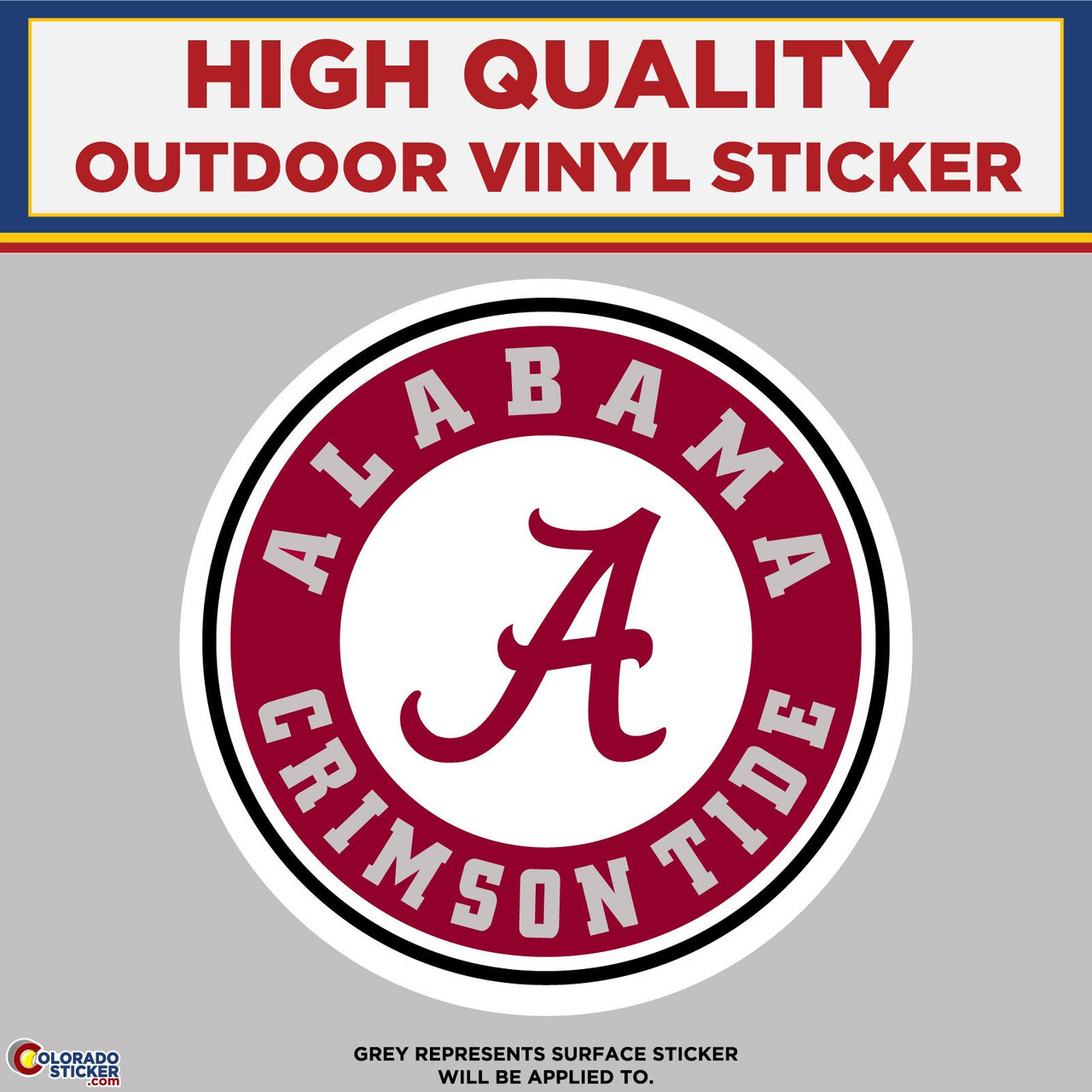 Alabama, High Quality Vinyl Stickers