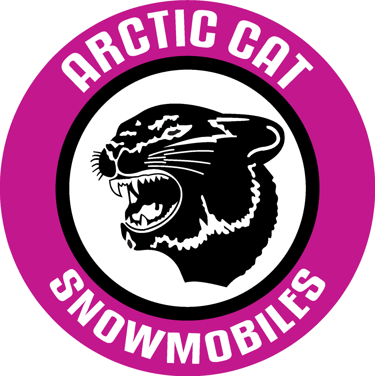 Arctic Cat sticker snowmobiles weatherproof bumper vinyl decal