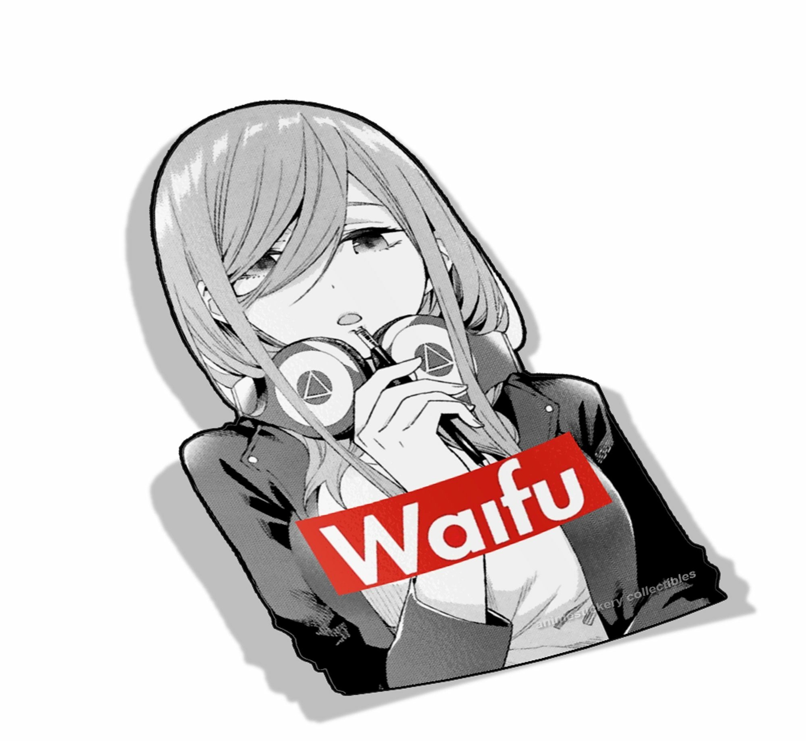 Waifu Material | Anime Vinyl Car Window Stickers