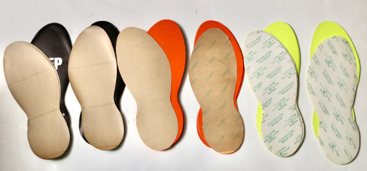 footprint vintage STEP HERE stickers neon huge lot mod psychedlic pop art