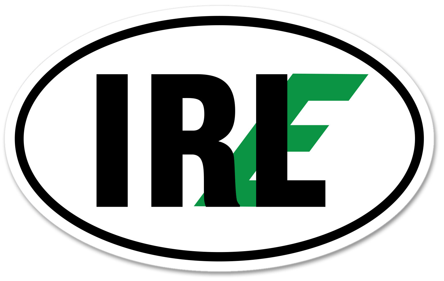 IRL Erin Classic Euro Style Ireland Irish Decal Sticker