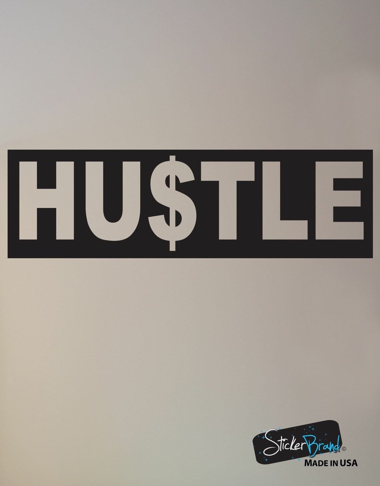 Hustle Motivational Quote Vinyl Wall Decal Sticker #6059