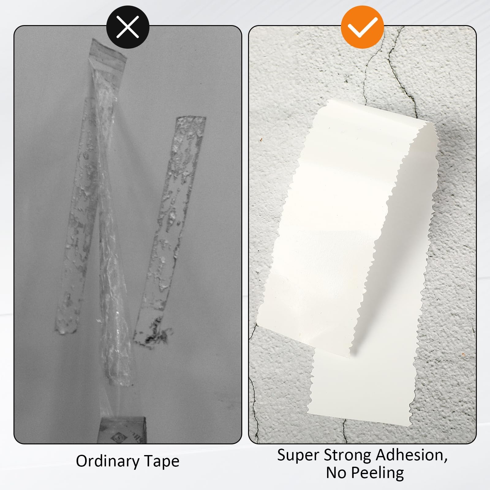 Tape Serrated Edge for Drywall Patch Joint Repair- High Adhesion, Easy Tear W…