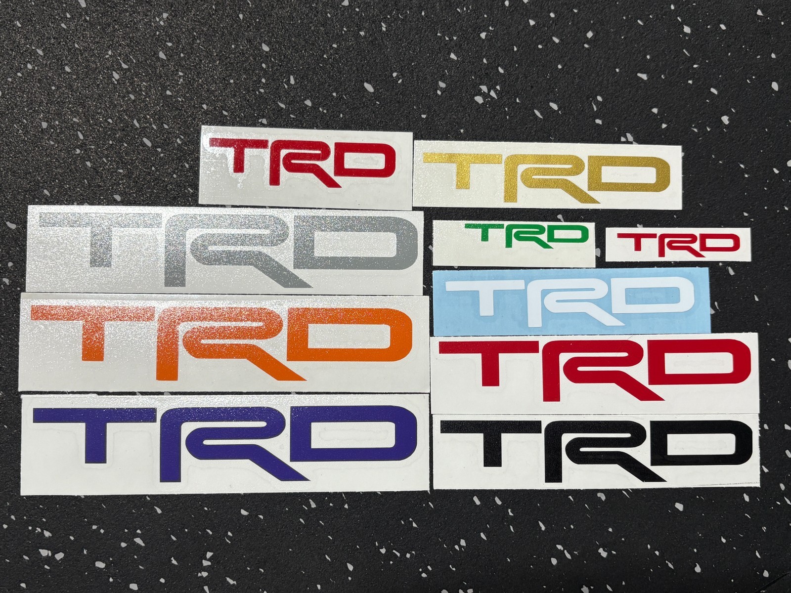 TRD Vinyl Decal for Toyota Truck 4runner Tacoma Tundra Rav4 Window Sticker V1