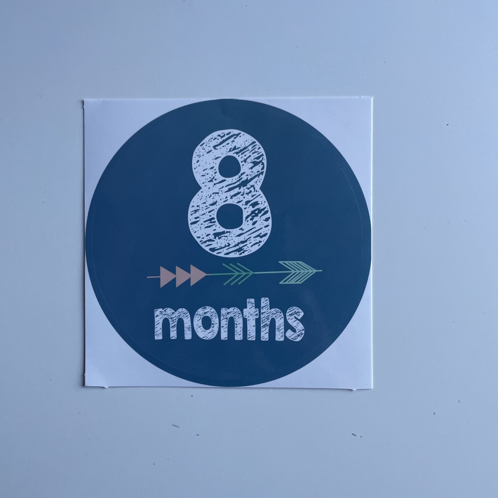 Monthly Baby Milestone Decal Stickers Set of 12 Gender Neutral Brand New