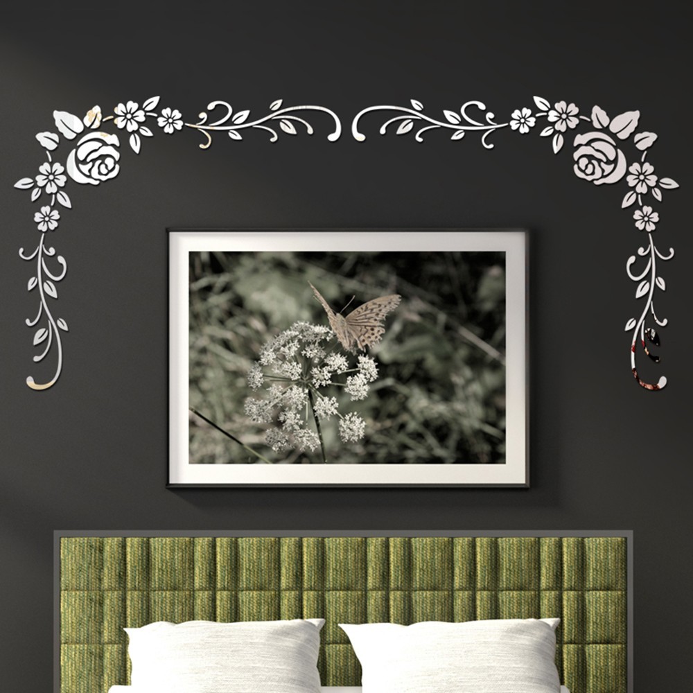 Wall Sticker Wall sticker Flower Art Decor Living Room Removable Acrylic