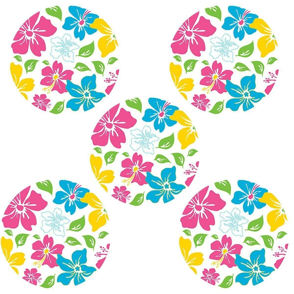 Island Fusion Pink Wall Pops! 5 Removeable Dots