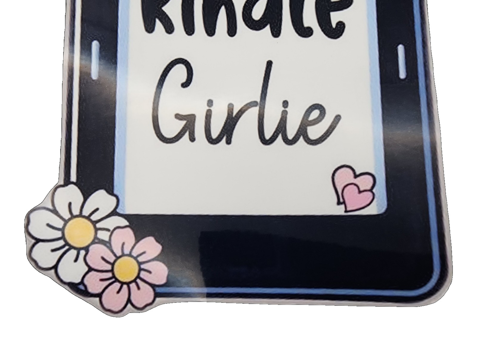 Kindle Girlie Waterproof Car Decal Wall Poster Vinyl Cute Aesthetic Reading