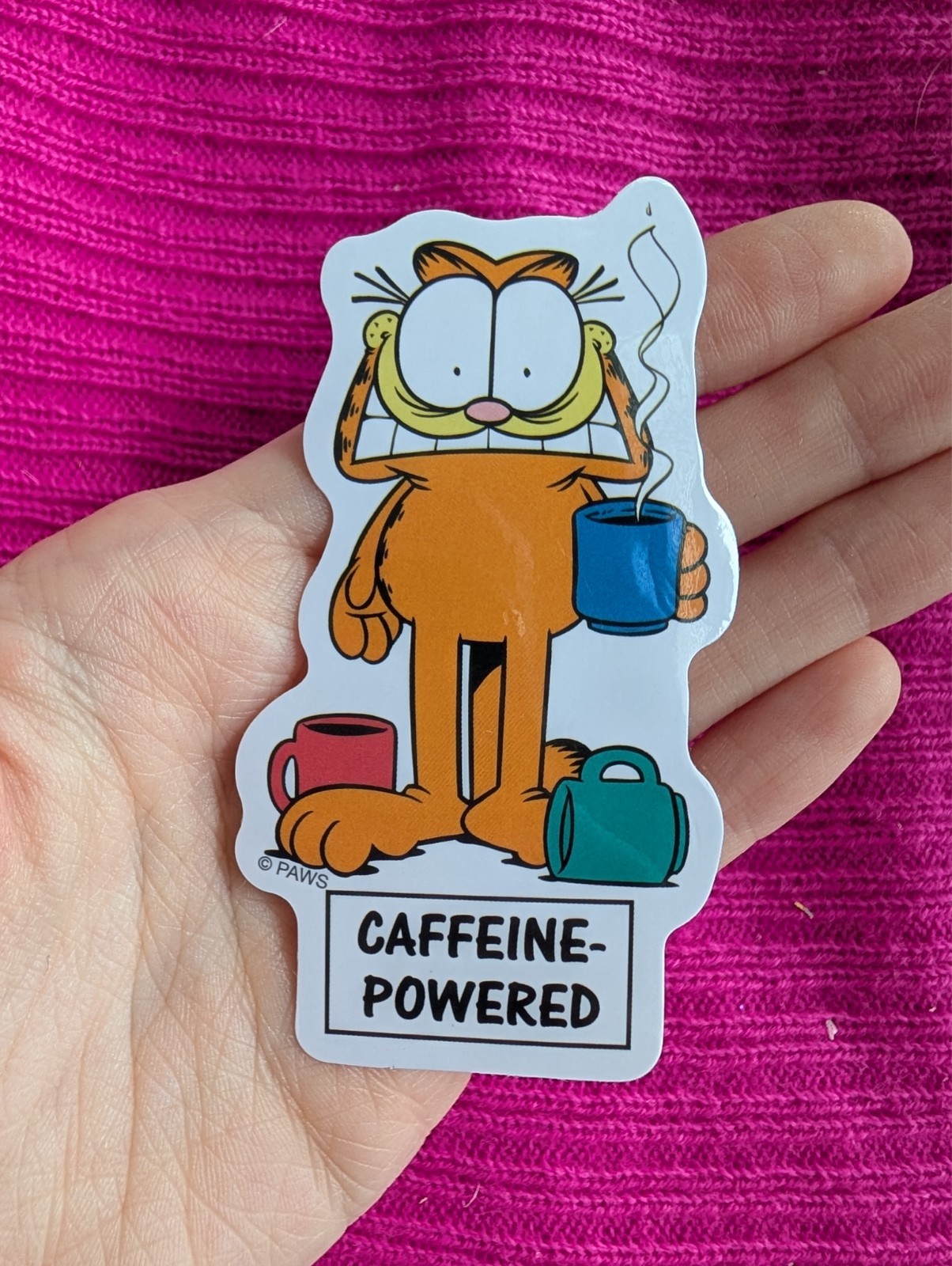 STICKER, Garfield, Sassy cat, Odis, Cartoon