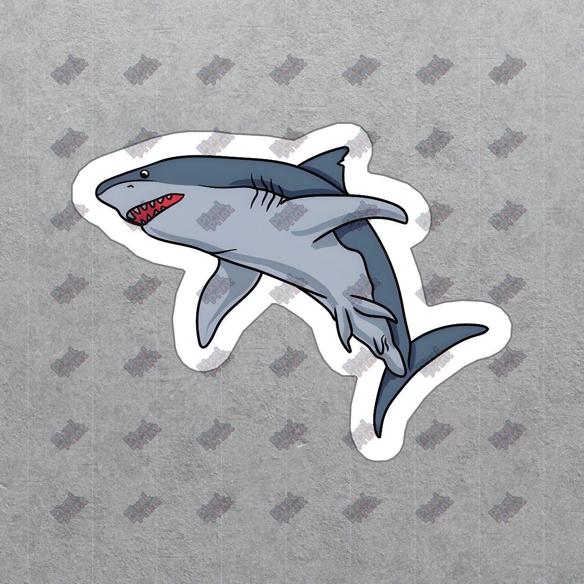 Cool Shark Vinyl Sticker Decal Perfect for Water Bottles, Laptops, #465574